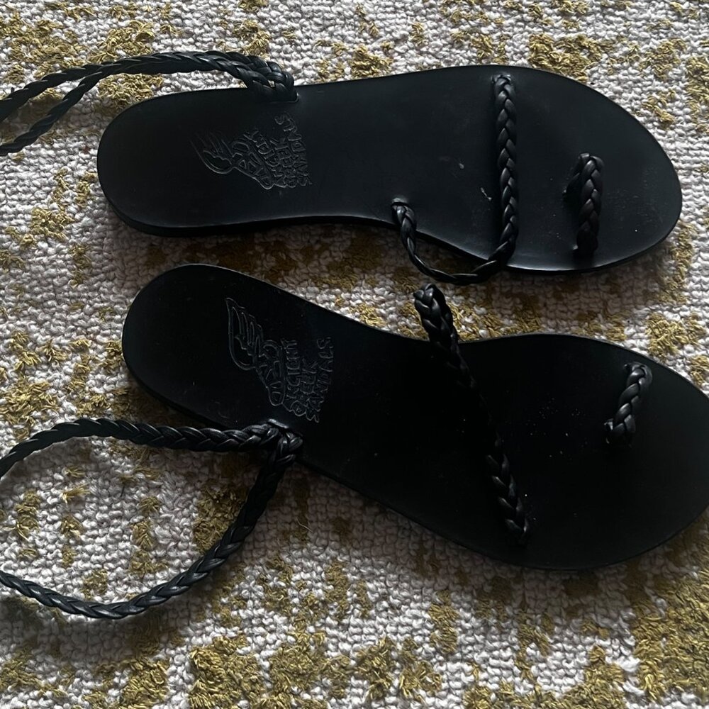 Ancient Greek Sandals- Eleftheria Braided Strappy Sandals